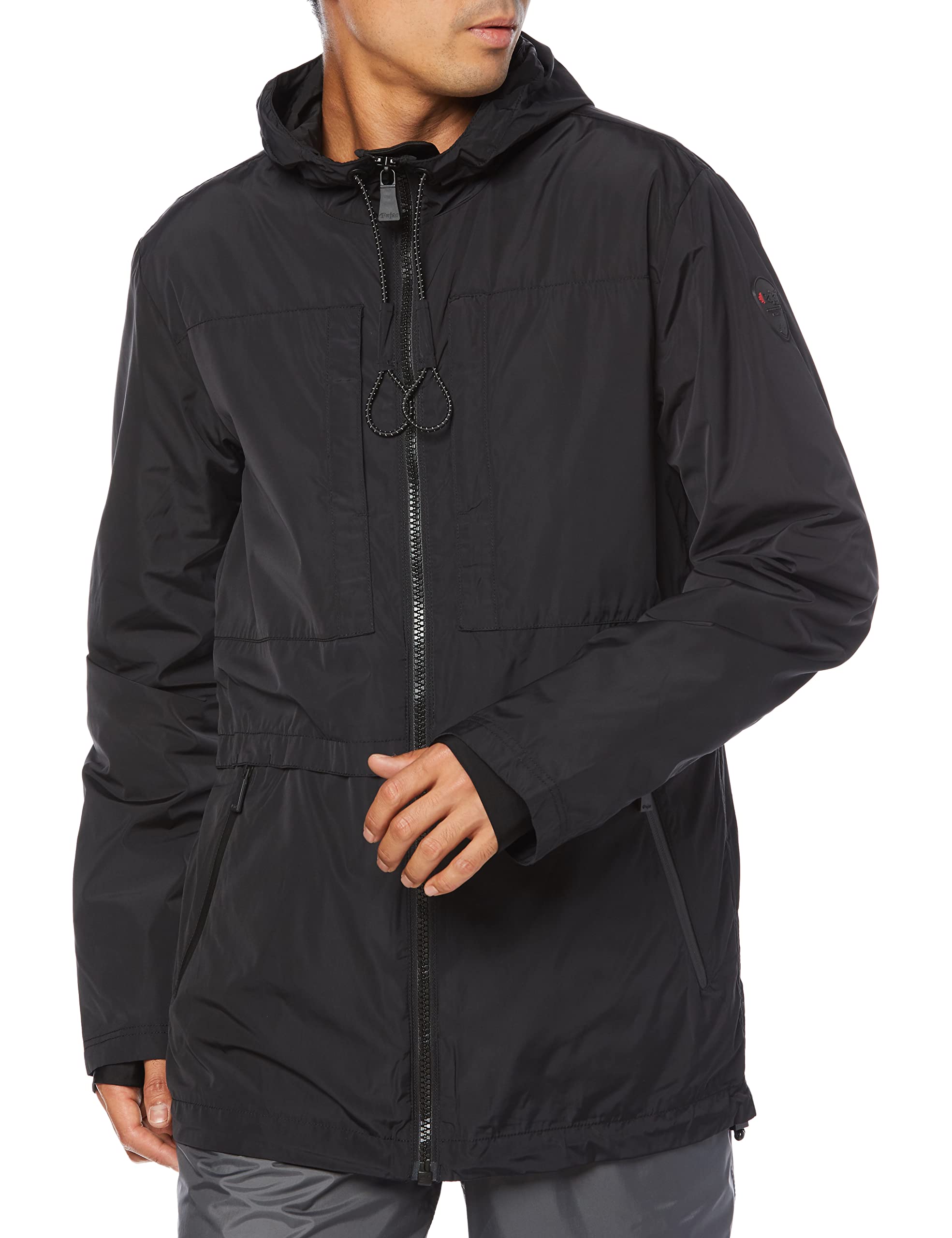 [パジャール] パッカブル レインジャケット リンデン メンズ ブラック S(4)