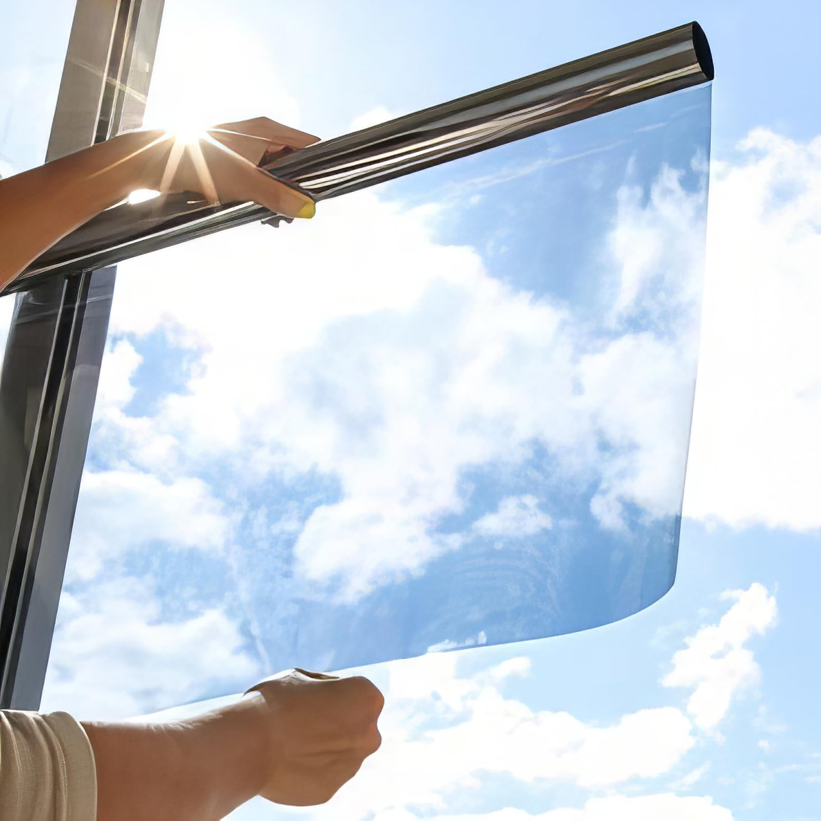 DAMAGA 断熱シート 窓 【紫外線＆熱をWでブロック】 断熱フィルム UVカット ガラスフィルム (90cm×10m)