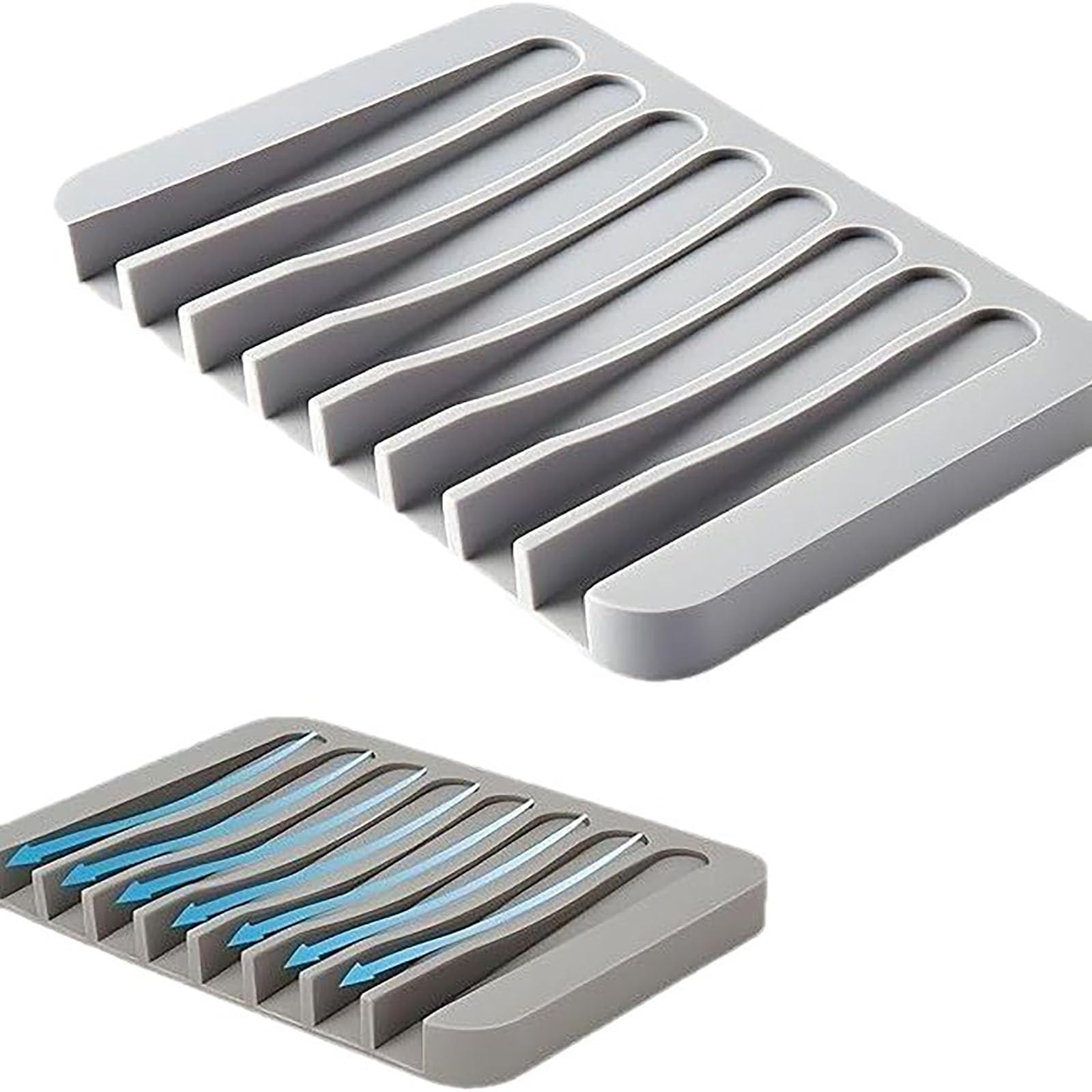 石鹸置き 水が流れる ソープトレー シリコン製 滑り止め 乾きやすい 小型軽量 落下防止 高い耐久性 水..