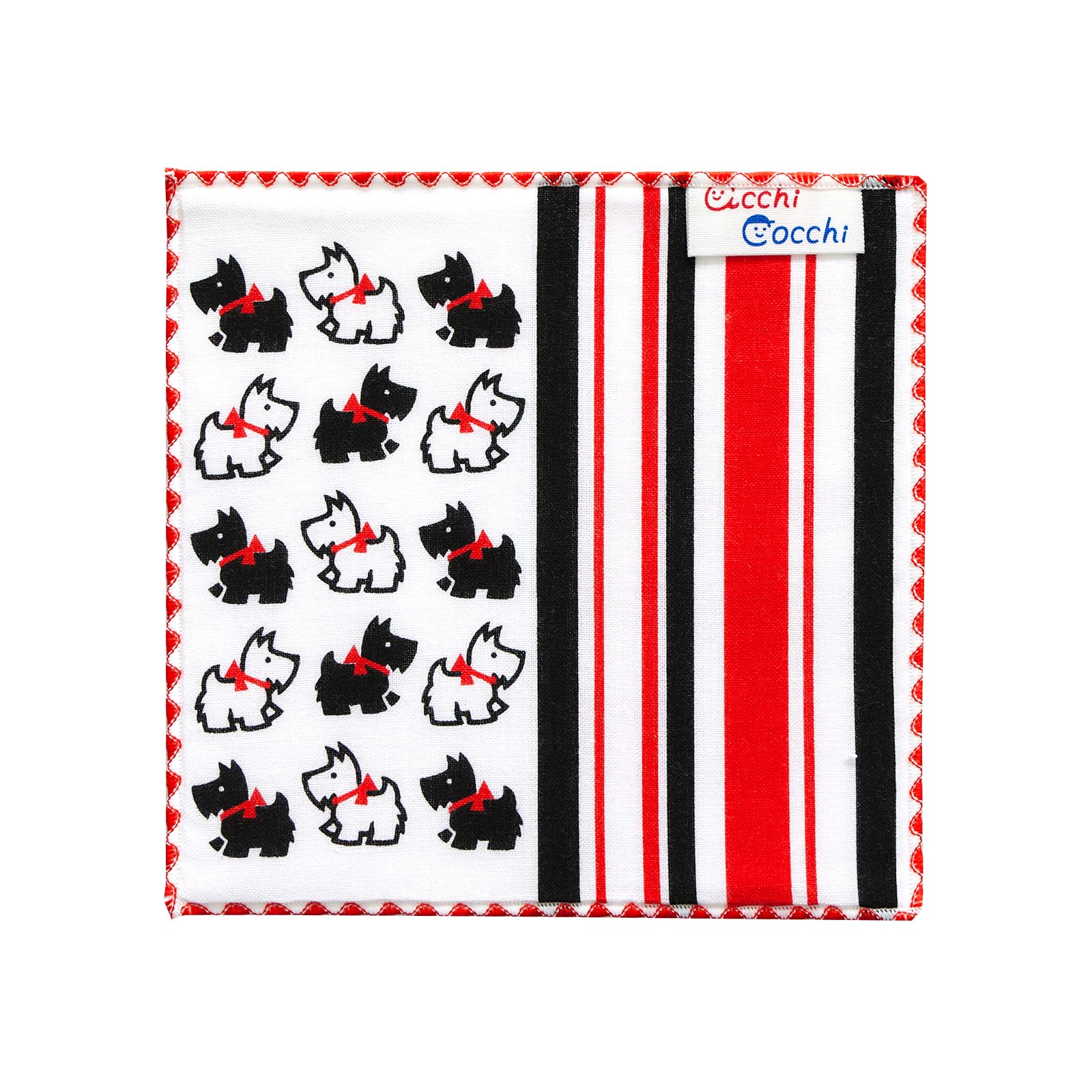 JIKAN STYLE ミニ ハンカチ ミニはんかち 子供 タオルハンカチ いぬ ギフト 日本製 入園 卒園 送別会 acchi cocchi あっちこっち ブ...