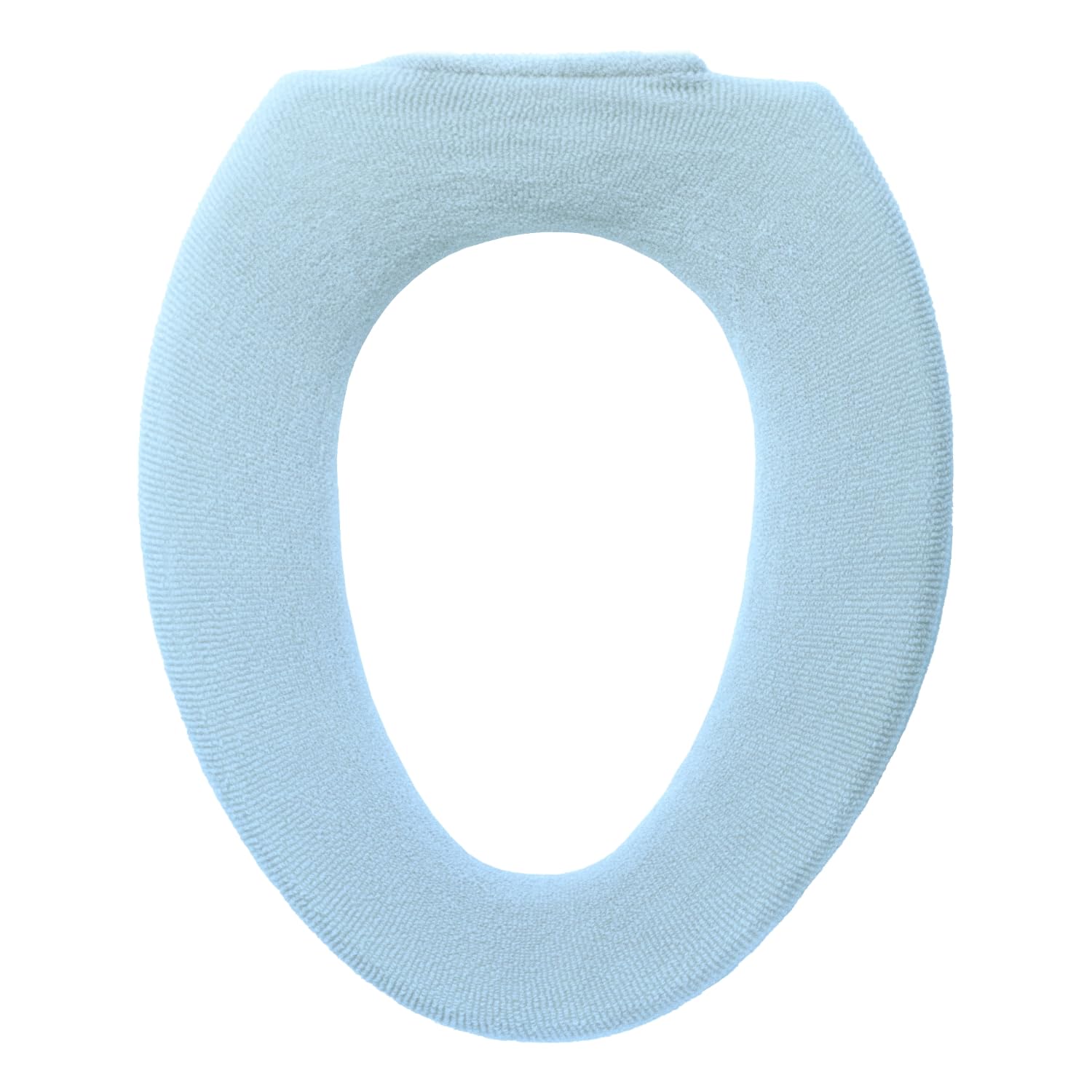 オカ(OKA) ブルーミングシーズン O型 便座カバー ブルー (洗える O型専用)