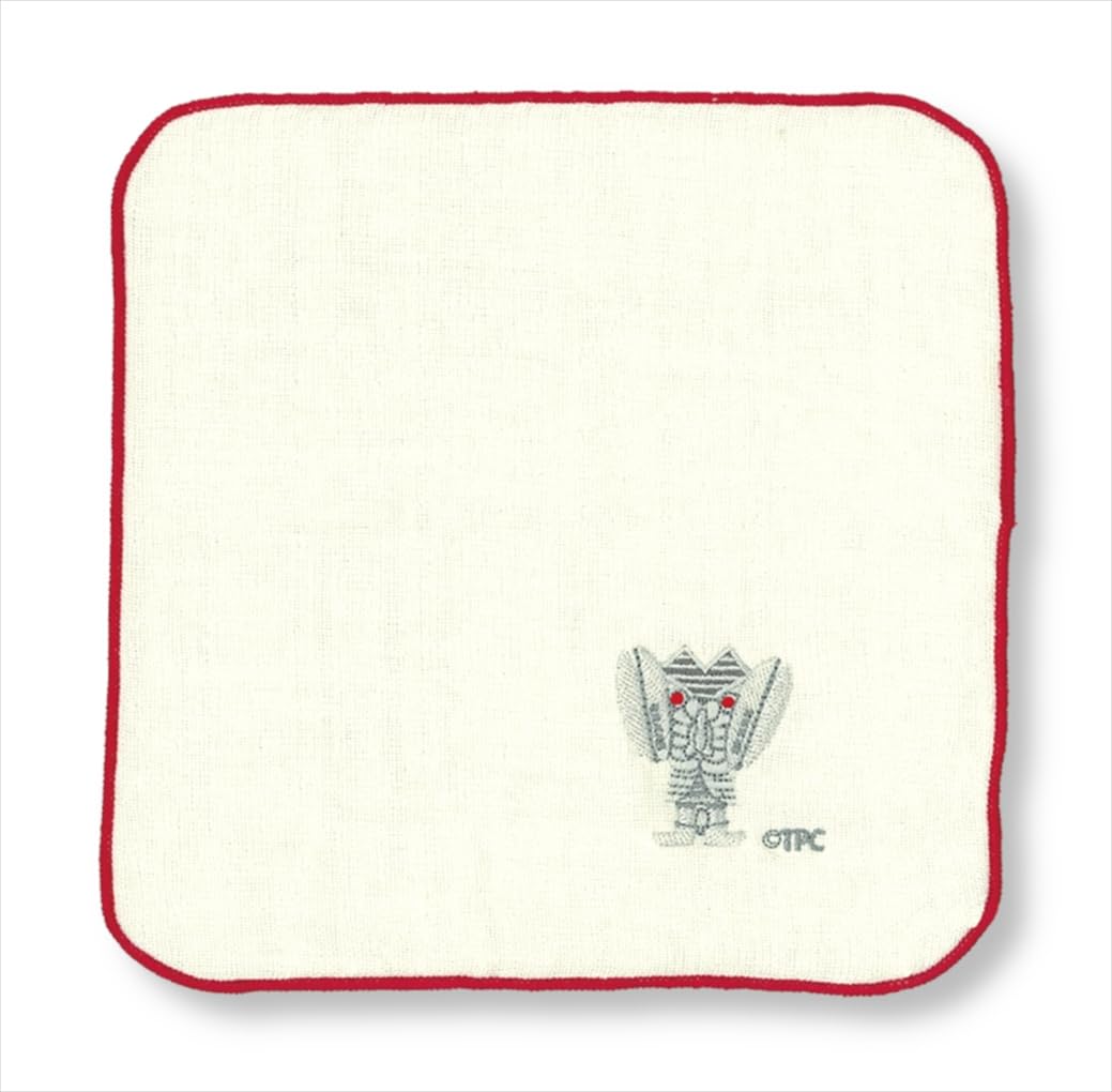 金野タオル 日本製 タオル ハンカチ 抗菌 防臭 ガーゼ 無撚糸 パイル バルタン星人 約18×18cm ネームタグ付き ウルトラマン キッズ 泉州 速乾