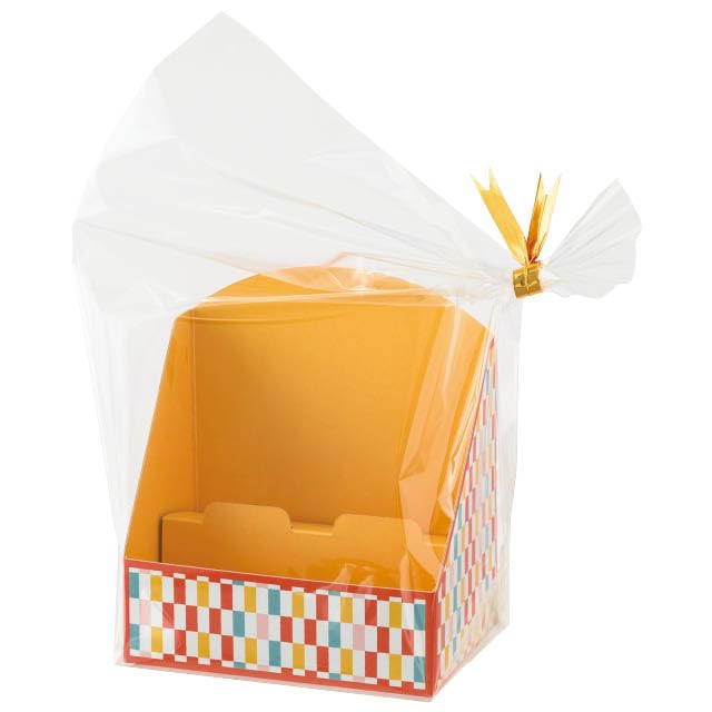 ヘッズ 日本製 ギフトトレイ 15×10×17(5)cm 黄色 10枚 和風 2段 FSC認証 HEADS WA-GT2