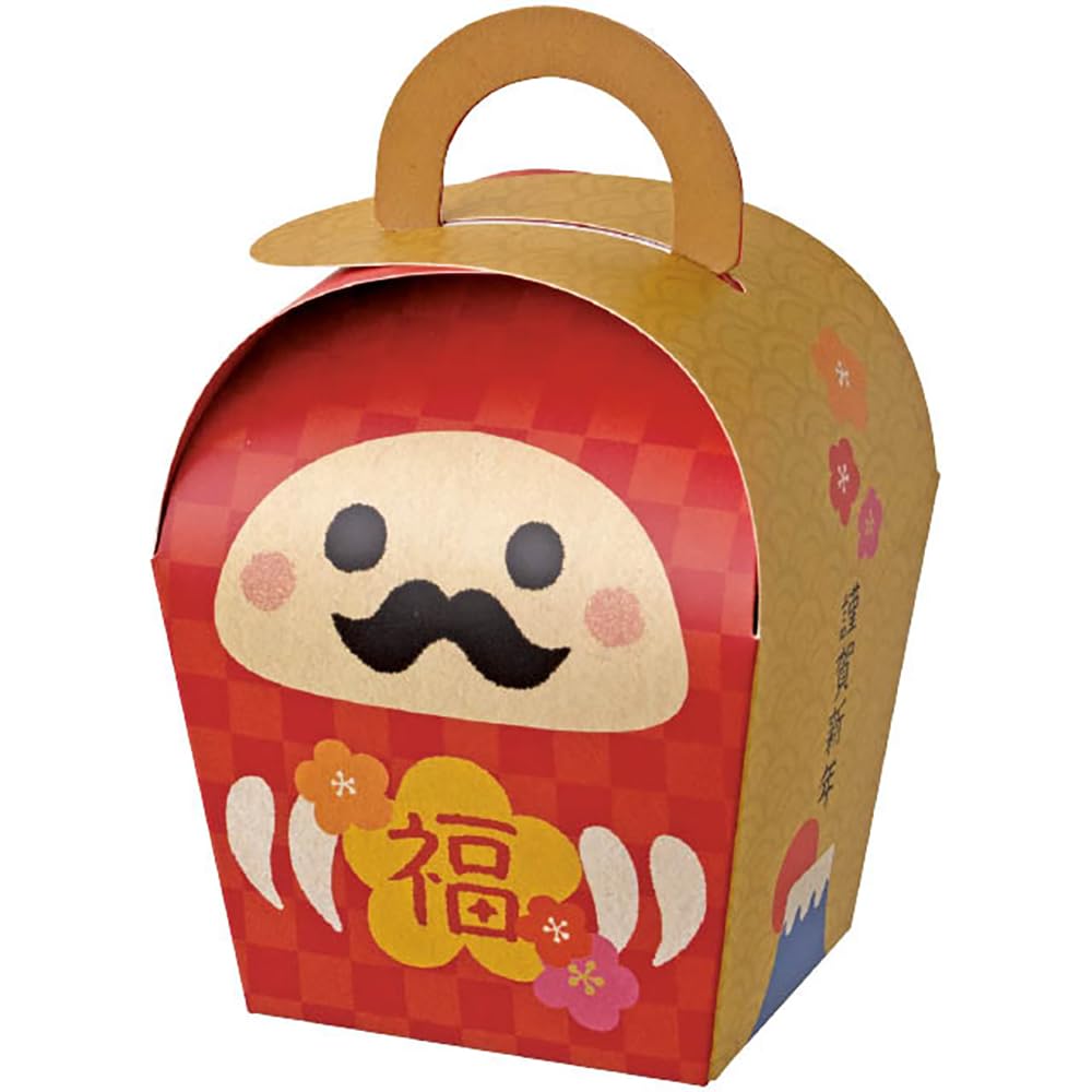 ヘッズ 紙箱 9(7)×7.5(6)×14(11)cm 20枚 えんぎものギフトボックス だるま HEADS END-GBS