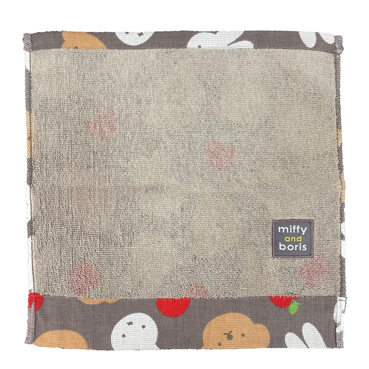 丸眞 ミニタオル miffy ミッフィー ミッフィーアンドボリス ハンドタオル オーガニックコットン 綿100% キャラクター 抗菌 防臭 プレゼント ギフト ...