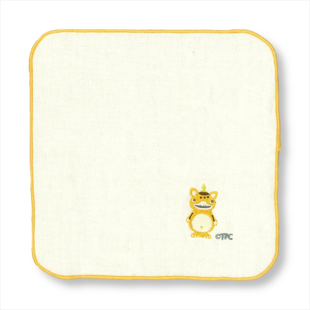 金野タオル 日本製 タオル ハンカチ 抗菌 防臭 ガーゼ 無撚糸 パイル ブースカ 約18×18cm ネームタグ付き ウルトラマン キッズ 泉州 速乾