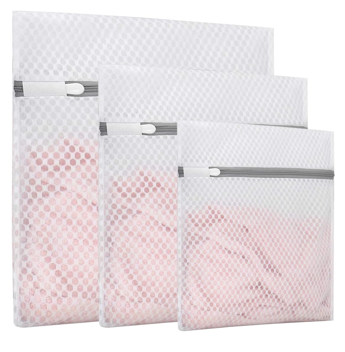 洗濯ネット セット 角型 3枚L:60*50cm*1 M:50*40cm*1 S:40*30cm*1 ランドリーネット 抗菌 ハニカム構造..