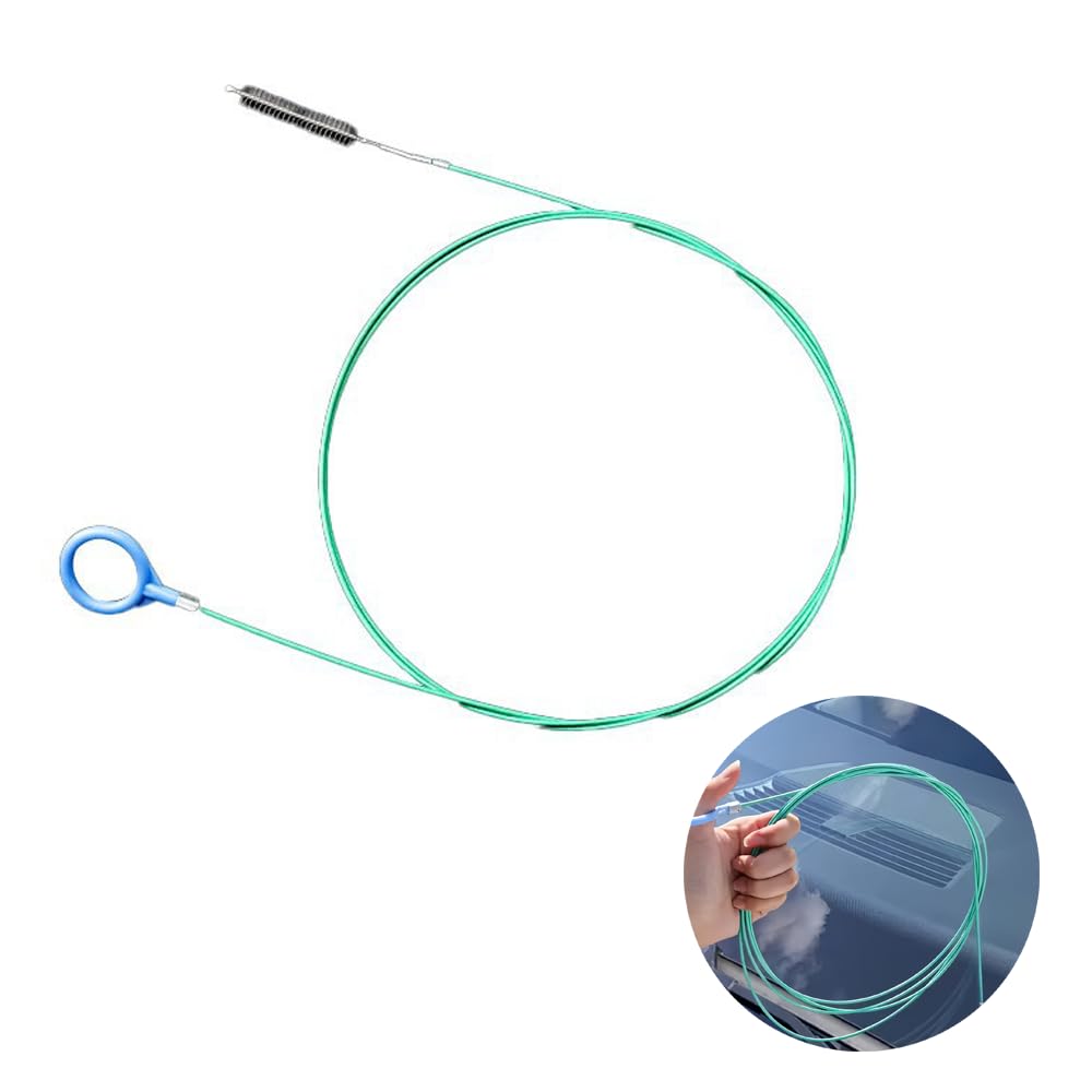 YFFSFDC パイプブラシ 車用 排水クリーニングブラシ パイプクリーナー 自動排水穴クリーナー チューブ..