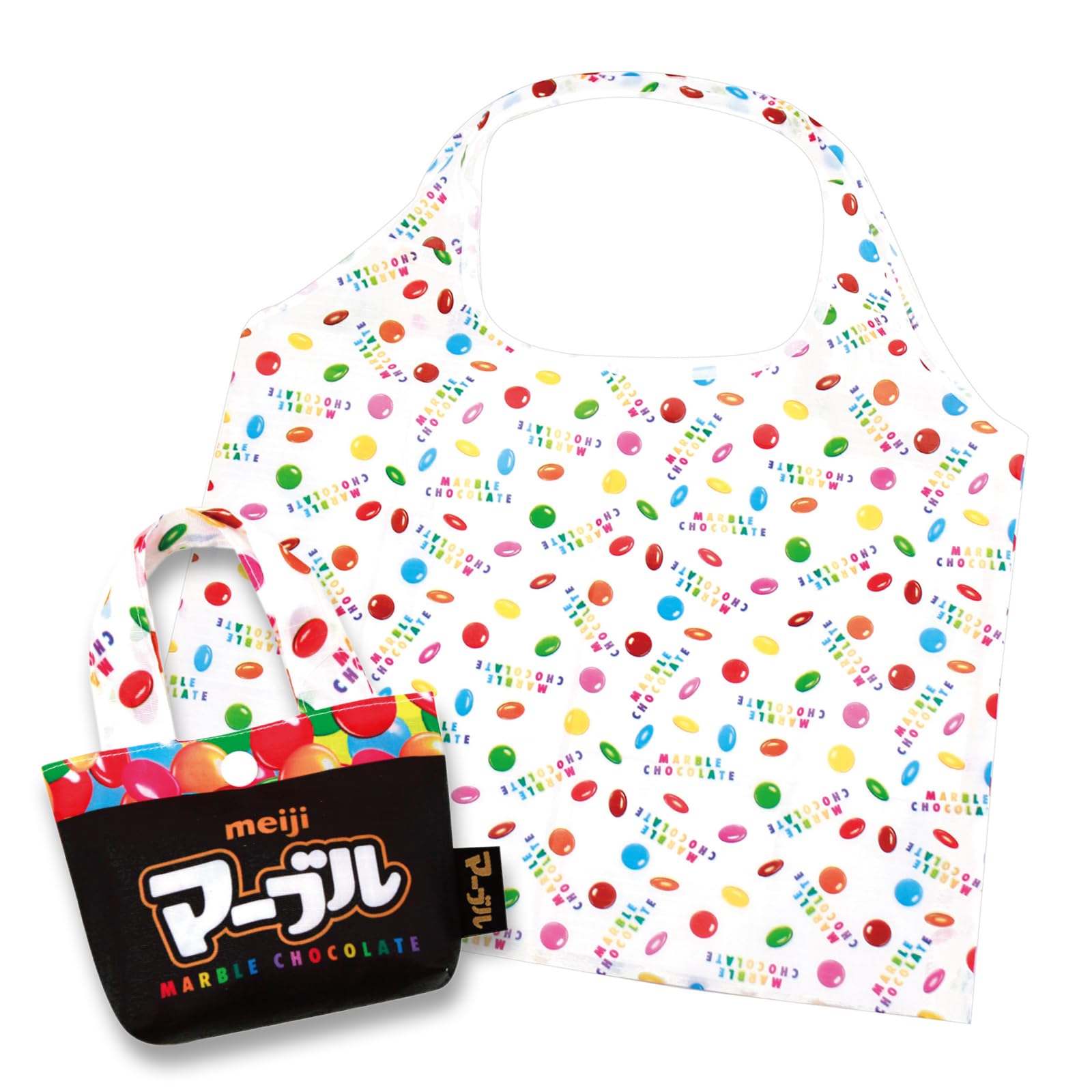 [ジェイズプランニング] エコバッグ FAE267 マーブルチョコレート