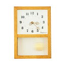 golwis 振り子時計 おしゃれ 壁掛け時計 北欧 モダン レトロ かわいい 掛け時計 木製 置き時計 アナログ時計 掛時計 リビング コードレス 電池式 プ...