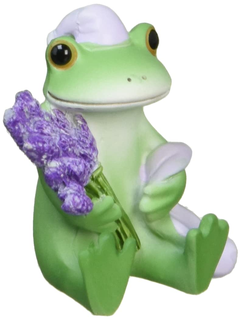 ダイカイ コポー ラベンダーとお休み前カエル 73045 3.8×2.6×4.1cm