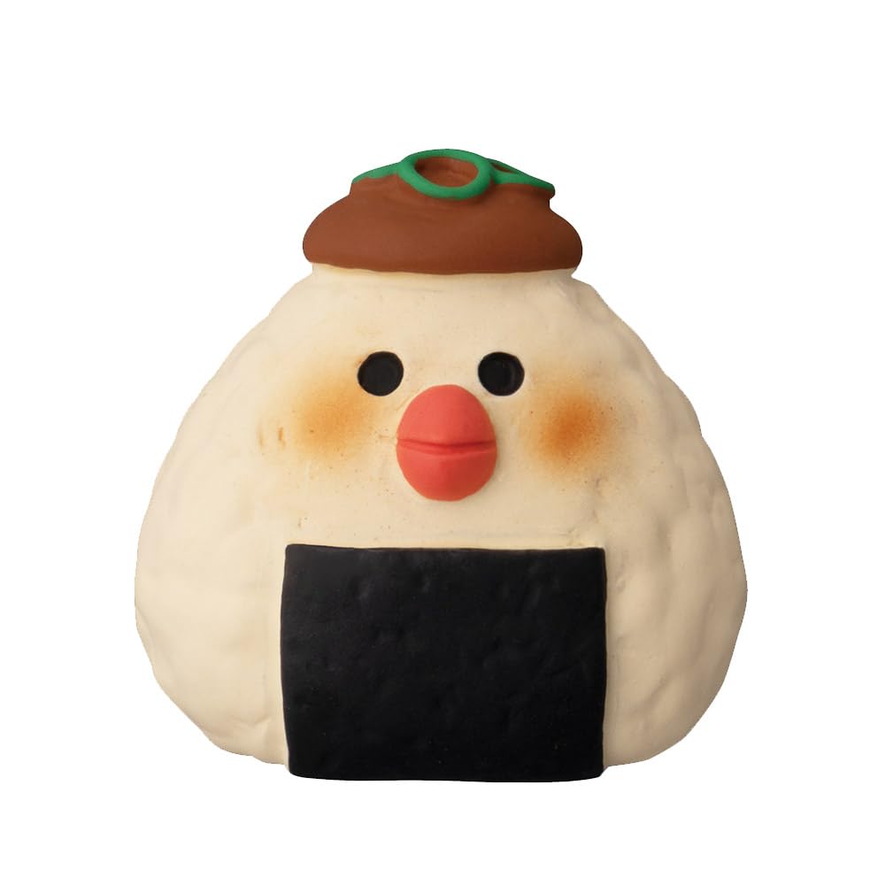デコレコーポレーション concombre 新米おむすび文鳥 ねぎ味噌 サイズ：約W2.6 D1.8 H2.6 ZCB-35812