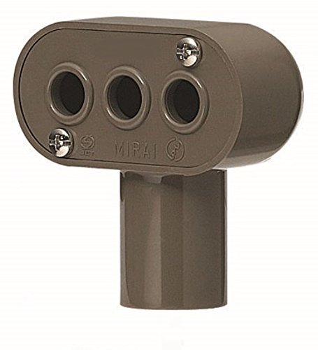 未来工業 ターミナルキャップ 高耐候性・耐衝撃性HI VE16用 チョコレート 1個