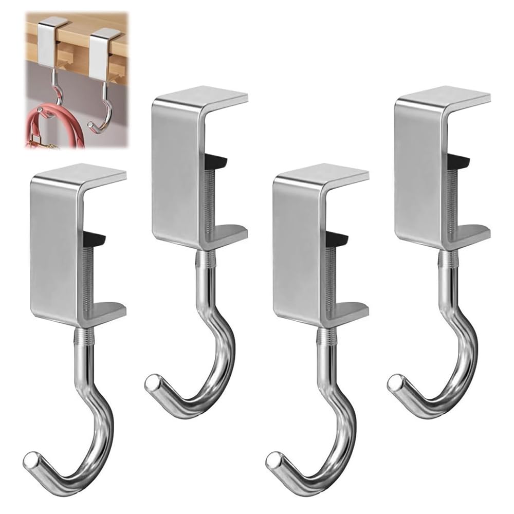 Kelain テーブルフック クランプフック 調整可能 0.5-4cm 耐荷重30kg デスク 机 フック デスククランプ..