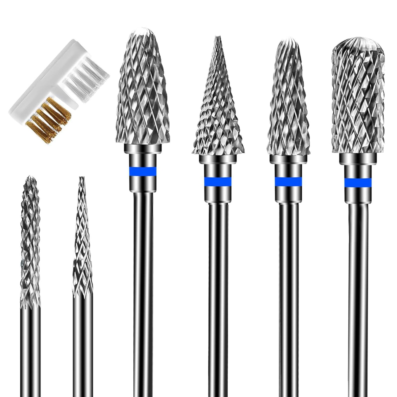 サムコス ネイルビット 爪やすり 6本セット 超硬合金製 高耐久 ネイルドリル用アタッチメント 爪やすり..