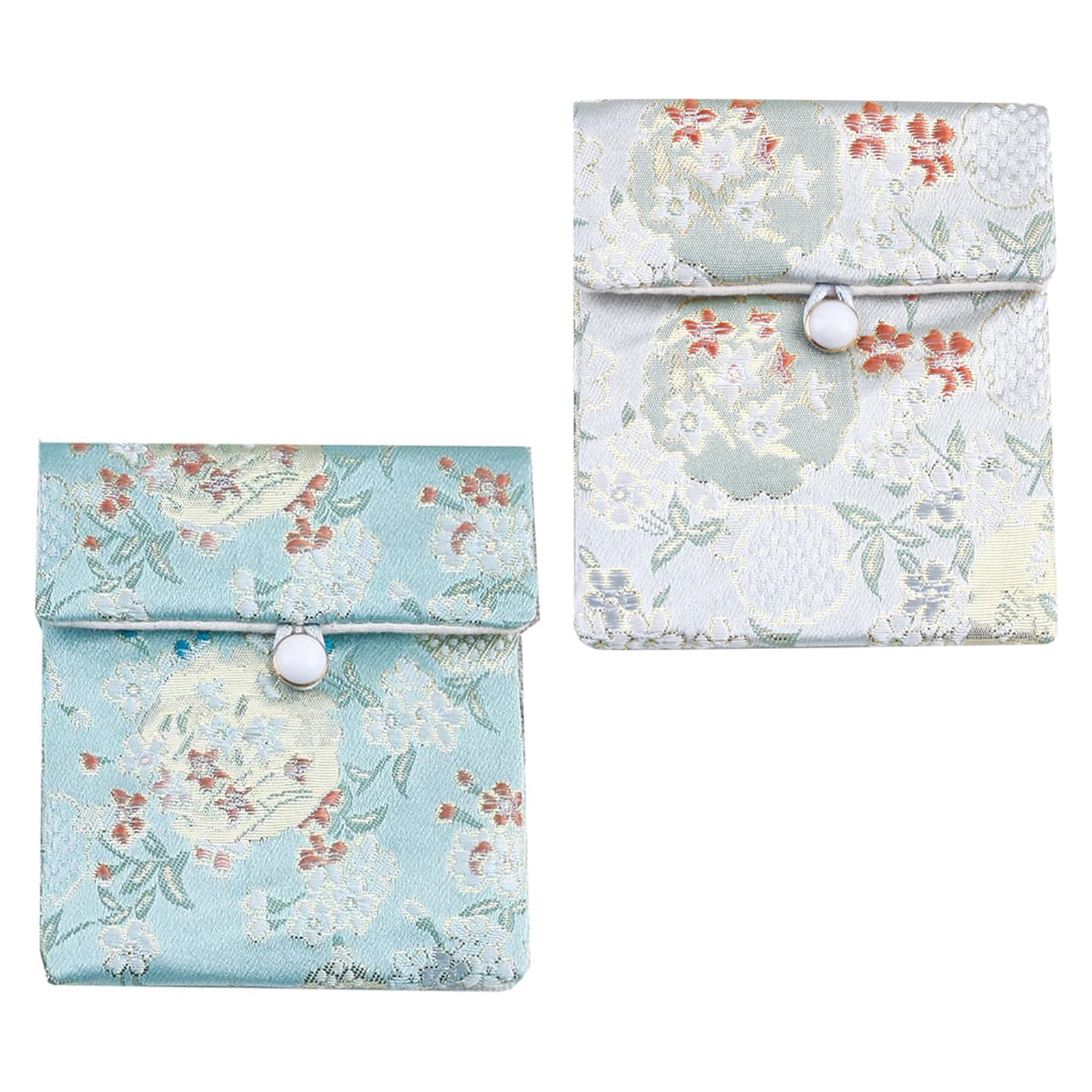 EsiFare 数珠袋 おしゃれ 女性 【2点セット】数珠入れ 女性用 念珠袋 9*10.5cm パワーストーン 念珠入..