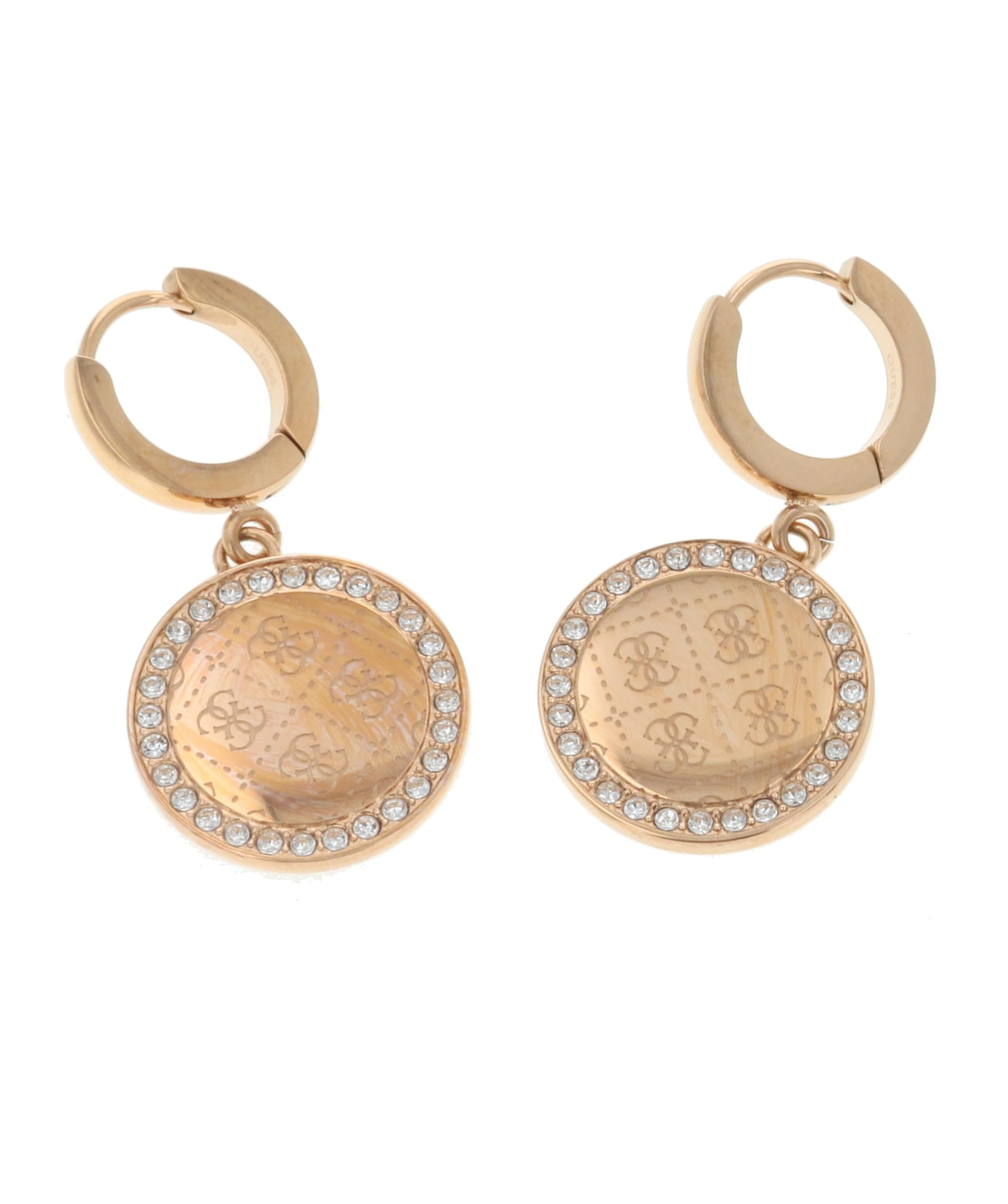 [ゲス]ROUND HARMONY ピアス 01158JWRG 真鍮 巾着付き [並行輸入品]