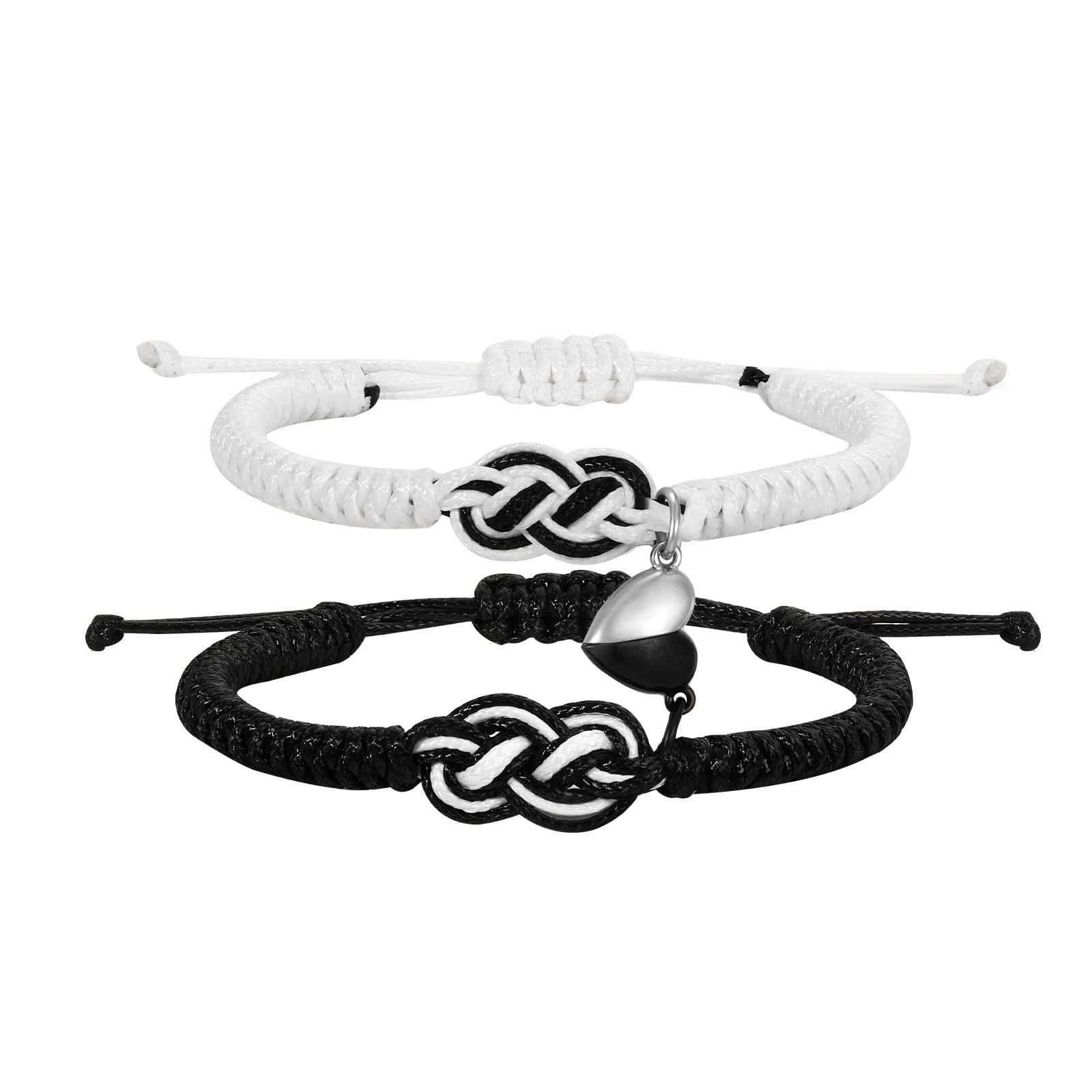 [DuoDiner] ペアブレスレット 金属アレルギー対応 カップル アクセサリー 彼氏 彼女 記念日 誕生日 プ..