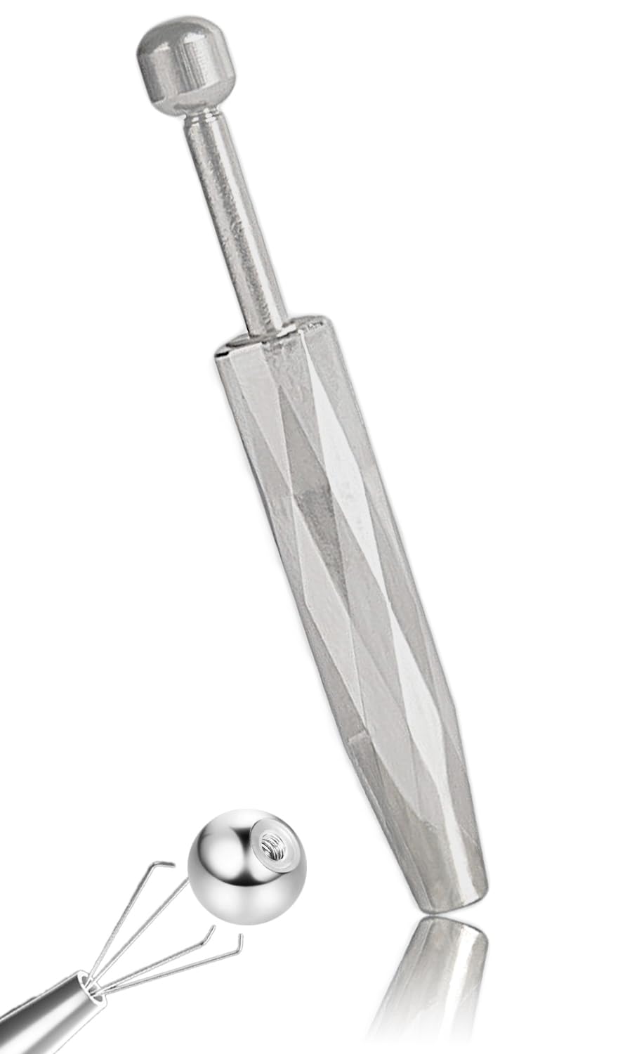 [BGnery] ボールグラッパー コンパクト ボールキャッチャー ボディピアス ツール(1個売り) 調節工具 (..