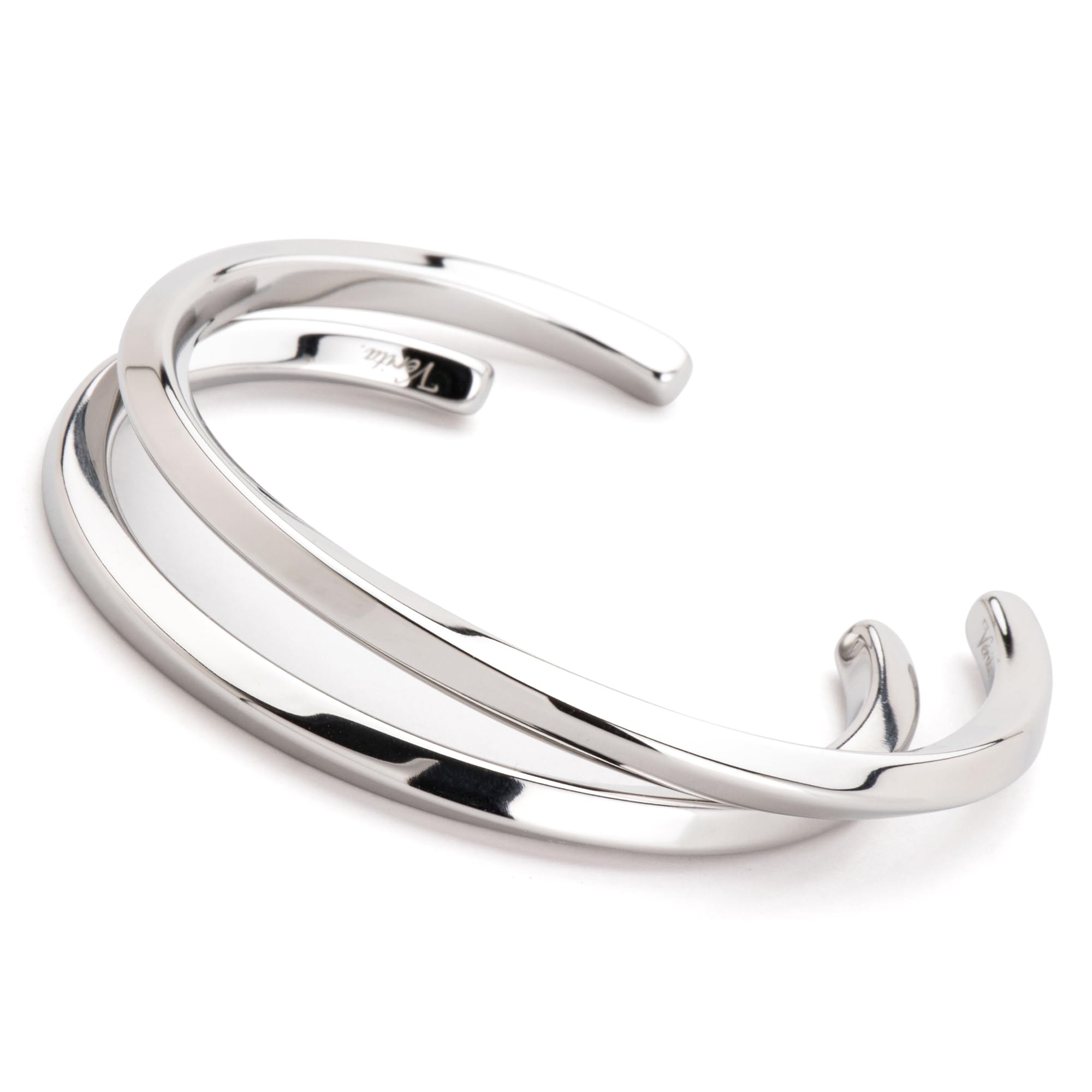 Verita. ペアバングル サージカルステンレス 金属アレルギー対応 ペアブレスレット カップル お揃い 人..