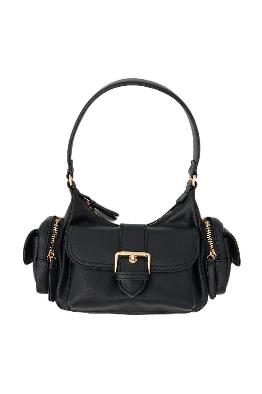 [マウジー] BOXY FAUX LEATHER バッグ 010IA