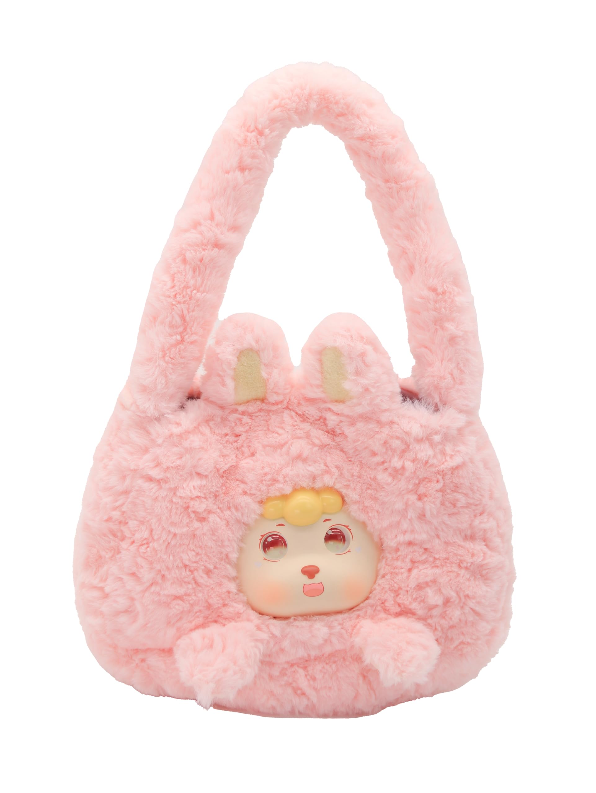FRIENDSHEEP [白桃] もこもこハンドバッグ