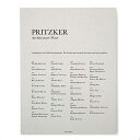 ＜ サンクポワン ＞ ポスター PRITZKER PRIZE【日本総代理店】 建築 アート 雑貨 知育 教育 遊び 学び おうち時間 選べるラッピング ギフト CINQPOINTS PRITZKER PRIZE - POSTER CP066