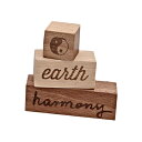 ＜ ウドゥン・ストーリー ＞ ON MY MIND HARMONY EARTH【日本総代理店】| インテリア | 雑貨 | 木製 | 自然素材 | ワードブロック | メッセージ | 3歳から | 知育 | 教育 | 遊び | 学び | おうち時間 | 選べるラッピング | ギフト | WOODEN STORY | wso004 1