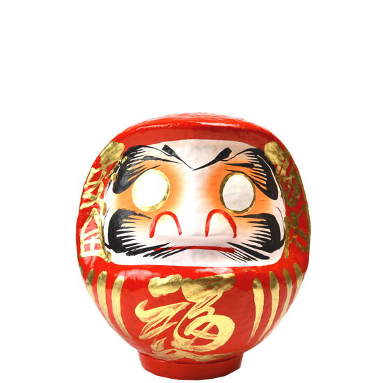 NO-2◆開運・福だるま（中）17cm◆ 【送料無料】縁起物/達磨/ダルマ/高崎だるま/ギフト/贈り物/お正月/新年/賀正/金運/財運/勝負事/良縁/商売繁盛/家内安全/宝くじ