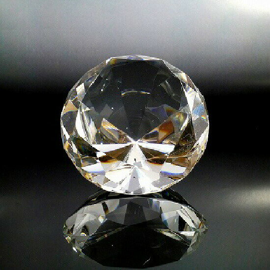 NO-D1 【送料無料】風水の高級クリスタル置物◇(小)ダイヤモンドサンキャッチャー浄化グッズ 水晶 ダイヤモンド【 50mm】 ペーパーウェイト 部屋の寝室/...