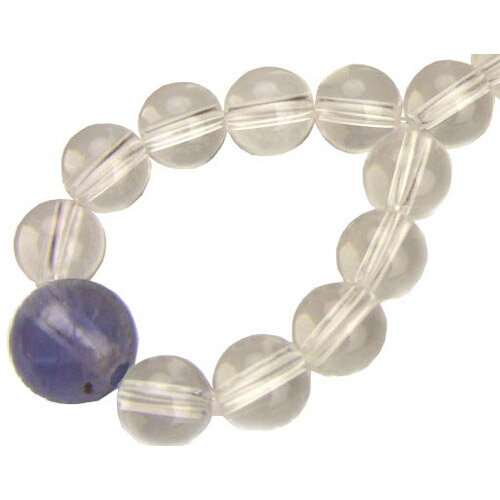 Rakuten - ◆アイオライト≪恋の味方≫☆ワンポント・ミニストラップ風水グッズ/天然石/水晶/パワーストーン