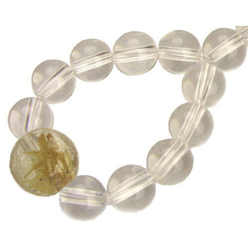 Rakuten - ◆ルチル金針水晶≪金運強烈≫☆ワンポント・ミニストラップ風水グッズ/天然石/水晶/パワーストーン