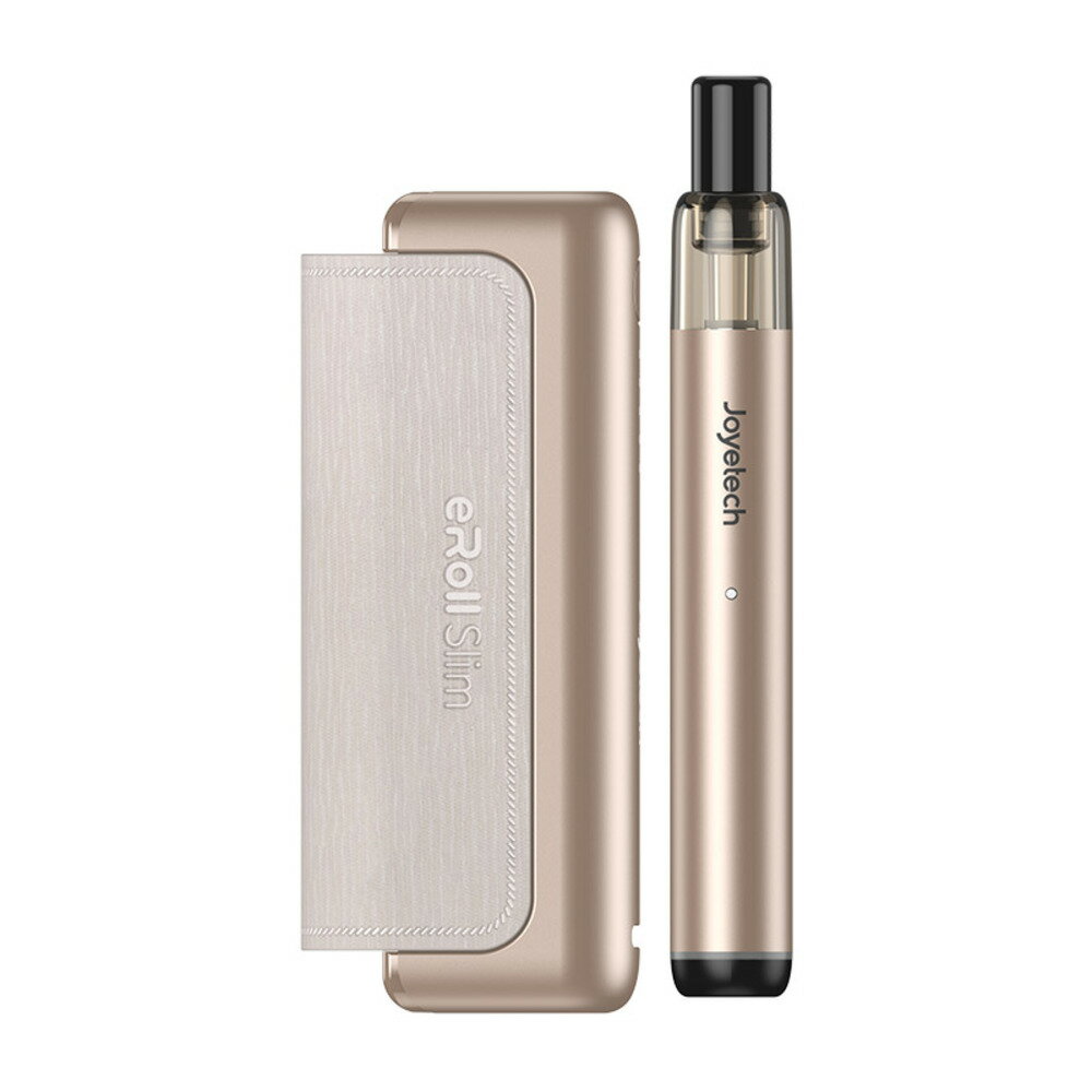 ジョイテック Joyetech eRoll Slim ポッドシステムキット480mAh+1500mAh 2ml ゴールド イーロールスリム