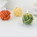 【アロマキャンドル ろうそく プレゼント かわいい セット おうち時間 インテリア 】アロマキャンドル5点セット 毛糸