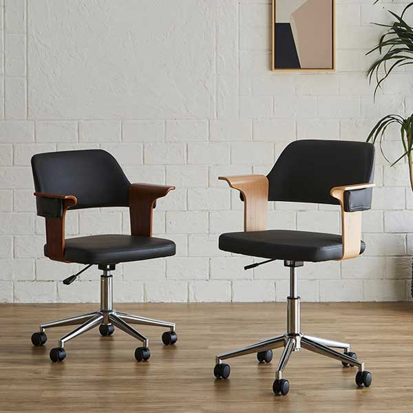 曲線が美しいデスクチェア『代引不可』『北海道・沖縄・離島　送料別途』