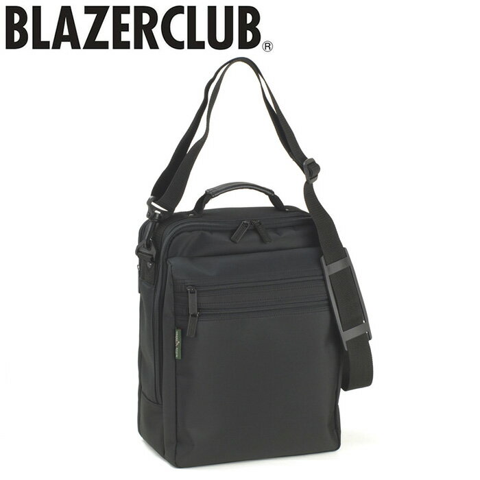 ＼お得なクーポン配布中！／ BLAZERCLUB ブレザークラブ #33579 ショルダーバッグ メンズ A4F 縦型 斜めがけ 2室式 ダブルルーム ショルダーバック ナイロン製 ポリエステル製