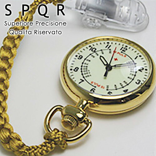 楽天fuwalu -フワル-＼3/5（水）★20％OFFクーポン配布中！／ 復活デビュー50本限定 SPQR NURSE WATCH GOLD 【 時計 防水 ナースウォッチ 】