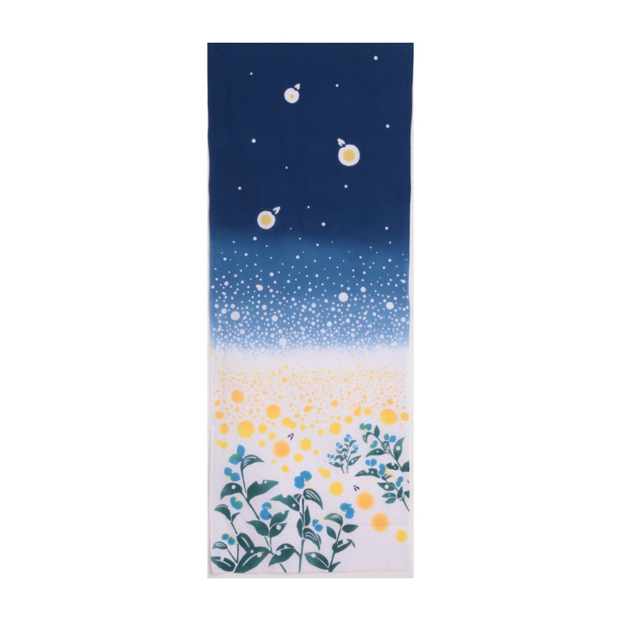 日本製 手ぬぐい ホタルの里 綿100% (岡生地) 注染 nugooNEXT | 手拭き タオル 汗拭き 食器拭き 三角巾 タペストリー インテリア のれん ブックカバー お弁当包み 目隠し布 | 誕生日 母の日 プレゼント 日本土産 海外 土産 プチギフト お返し 引越し 挨拶 手拭い てぬぐい