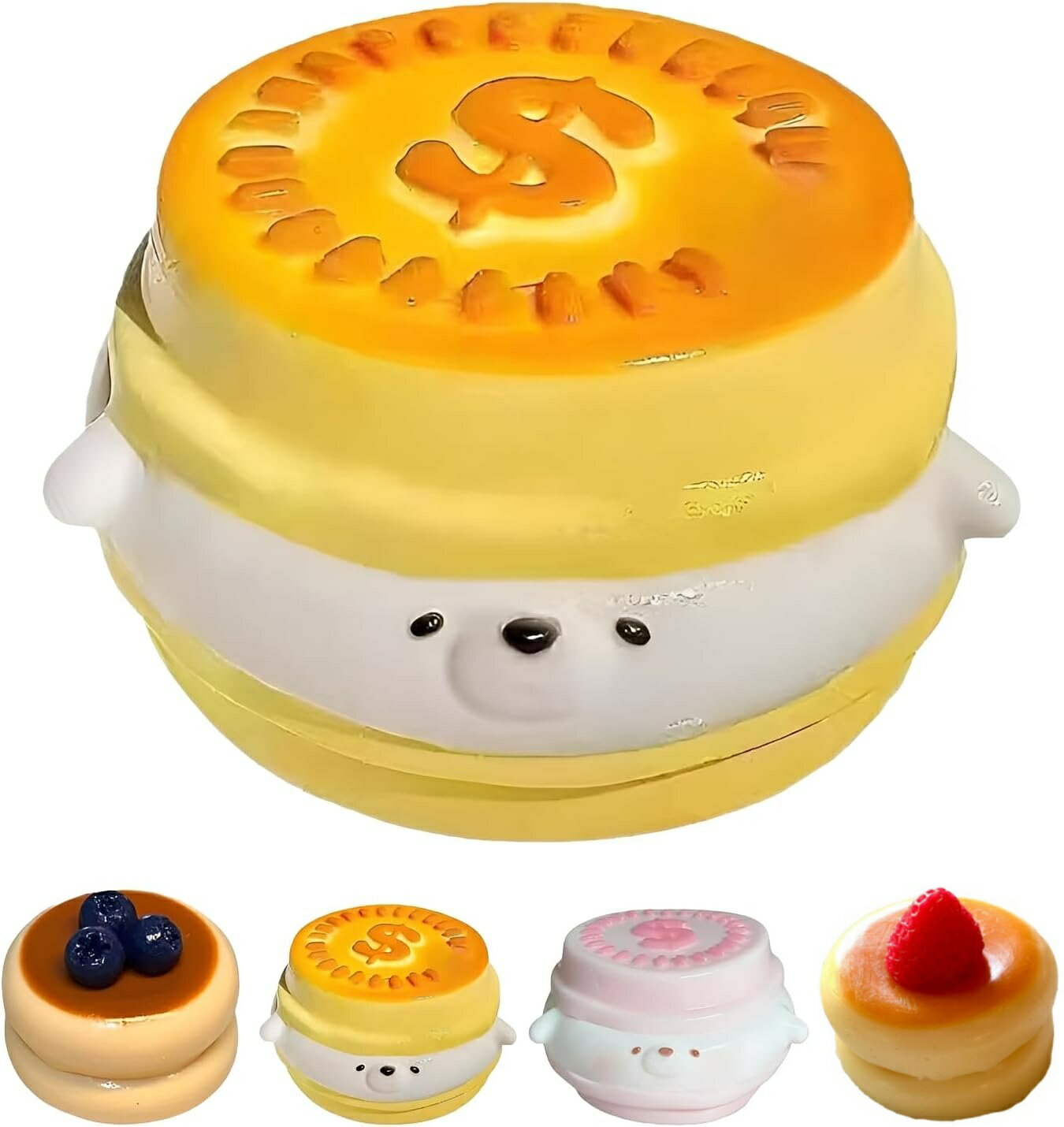 低反発 水感スクイーズ スティッキーボール 伸縮性 弾力性 柔らかい シリコン製 安全無毒 ストレス解消 フィジェットトイ 感覚おもちゃ オフィス通勤 リラックス ギフト 男女問わず 子供から大人まで食べ物スクイーズ ストレス解消