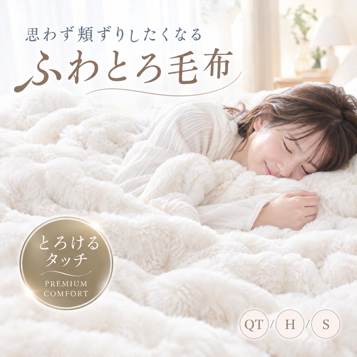 【冬物発売 20%OFFクーポン】毛布 ふわとろ ふわもこ毛布 洗える 抗菌防臭 ふわふわ とろとろ モコモコ 冷房対策 もこもこ毛布 クォーター ハーフ シングル 厚手 軽量 フランネル もうふ 2枚合わせ ひざ掛け 掛け毛布 ブランケット 可愛い リバーシブル 秋 冬 秋冬用 fuwawa01-10000464 fuwawa 寝具・インテリア専門店 パッケージ画像