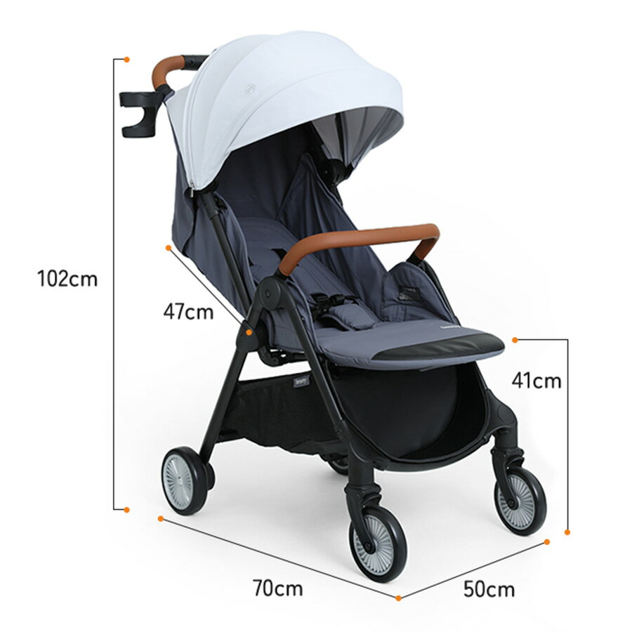 【10倍ポイント！！】besrey ベビーカー 軽量 折りたたみ ワンタッチ収納 展開 ハ...