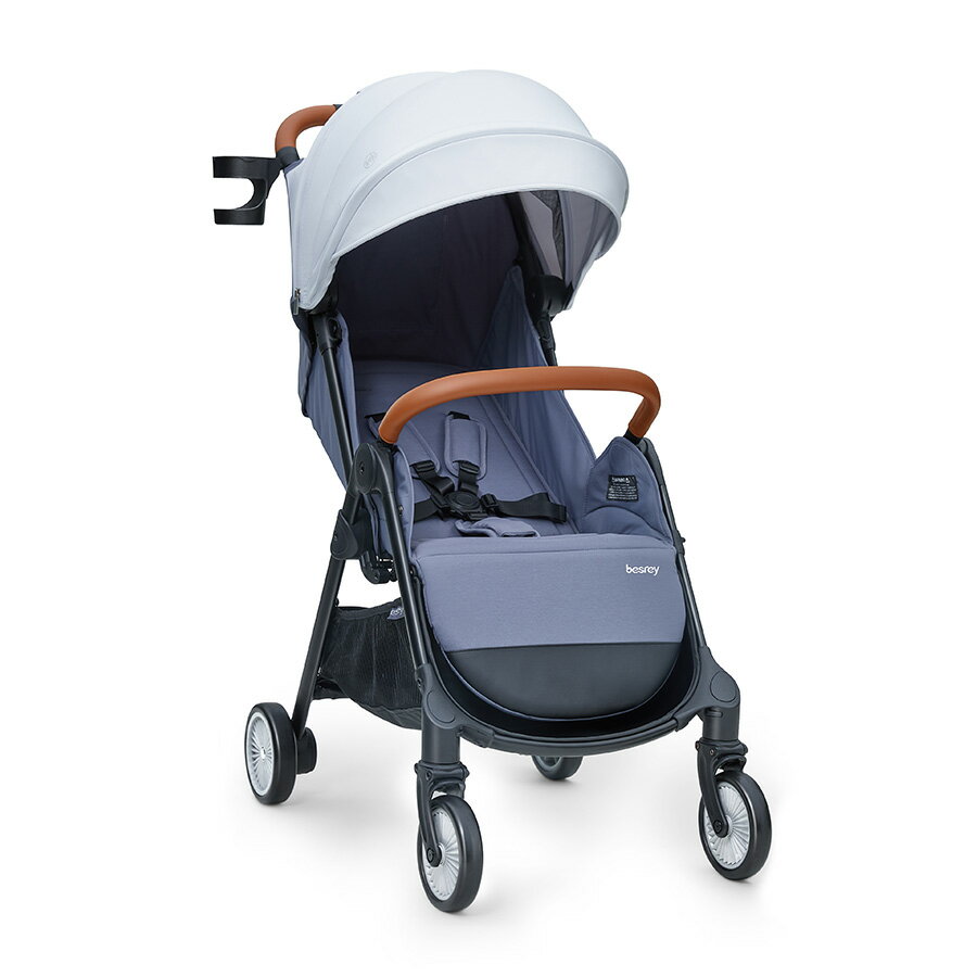 【10倍ポイント！！】besrey ベビーカー 軽量 折りたたみ ワンタッチ収納 展開 ハ...