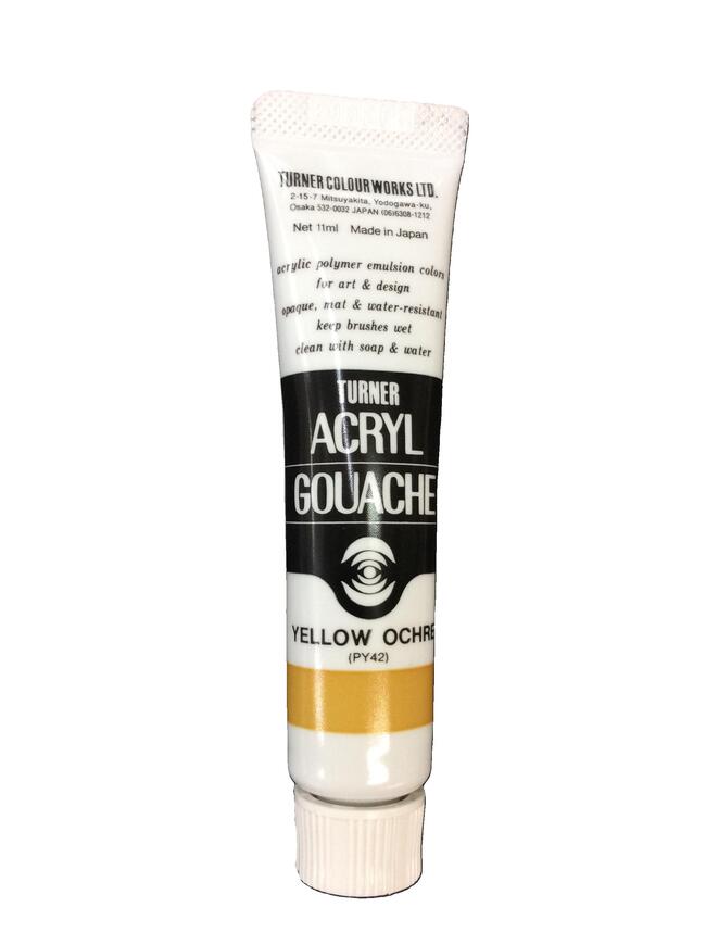 其它 - ターナーアクリルガッシュ単色普通色 32-A イエロー オーカー11mlチューブ