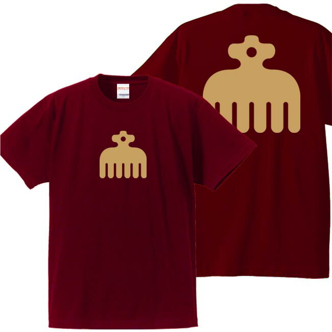 T-Shirts - 戦国武将tシャツ 今川義元 家紋Tシャツ エンジ 3L XXL プリント色 キャメル
