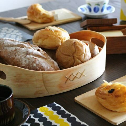 【最大1000円OFFクーポン対象】スカンジナビスク ヘムスロイド Skandinavisk Hemslojd ブレッドバスケット Breadbasket かご バスケット 北欧 木製 バスケット 雑貨 職人 ハンドメイド 手づくり ハンノキ おしゃれ