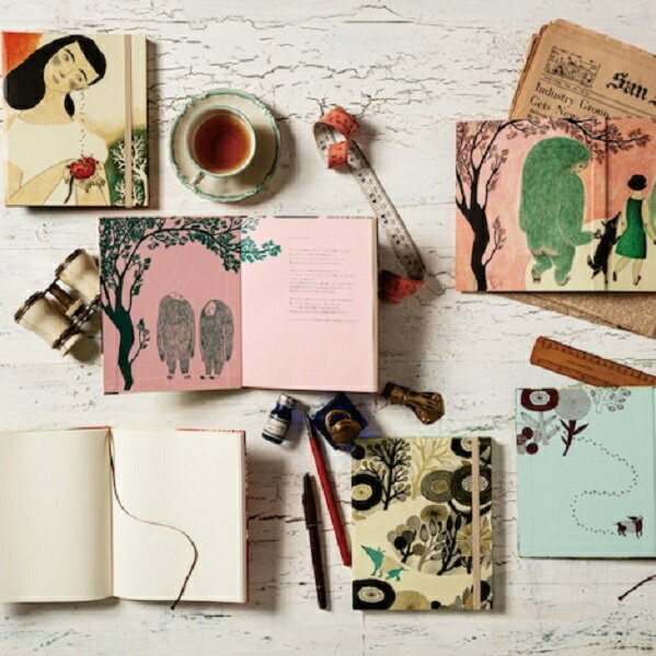 moritamiw モリタミウ ノート ステーショナリー moritaMiW バク 子鬼 イエティ 森田miw 森田ミウ 刺繍 刺しゅう プレゼント ギフト 楠...