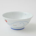 【波佐見焼】ゾウとリンゴ お茶碗・青|子供食器|子ども食器 かわいい茶碗|アニマル 小さい茶わん|11cm 高さ5cm 70g|こども食器《税込3,980円以上で送料無料》