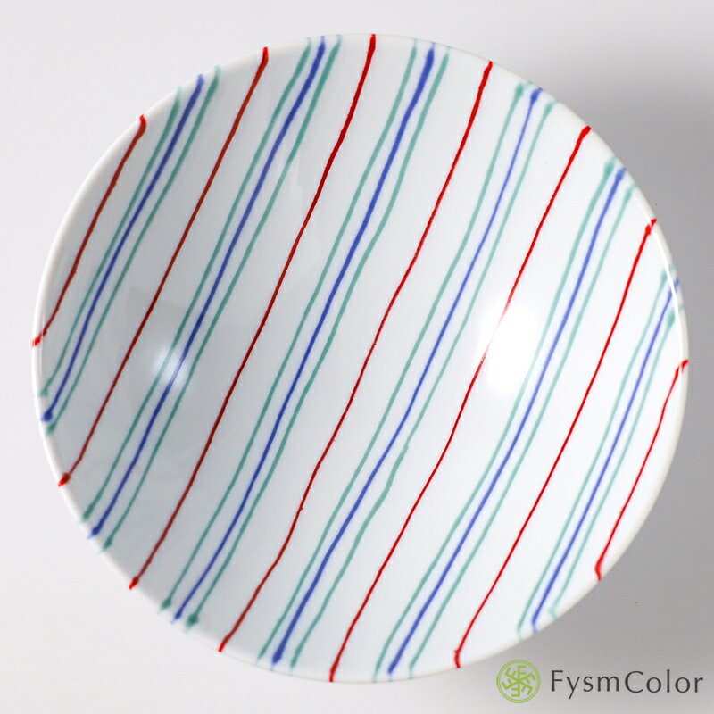 【白山陶器】平茶碗【AI-3】白／柄【波佐見焼】平茶わん【ロングライフデザイン】【小鉢】φ15cm×高さ5.3cm｜230g《税込3,980円以上で送料無料》のサムネイル