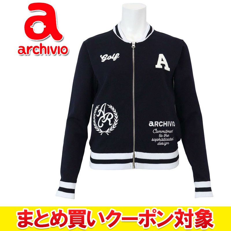 【お買い物マラソン限定店内ポイント最大20倍(2026/1/29 1:59迄)】 お買い得スペシャルプライス アルチビオ 春夏 ゴルフ 刺繍ニットジップブルゾン ジャケット フルジップ レディース A458216