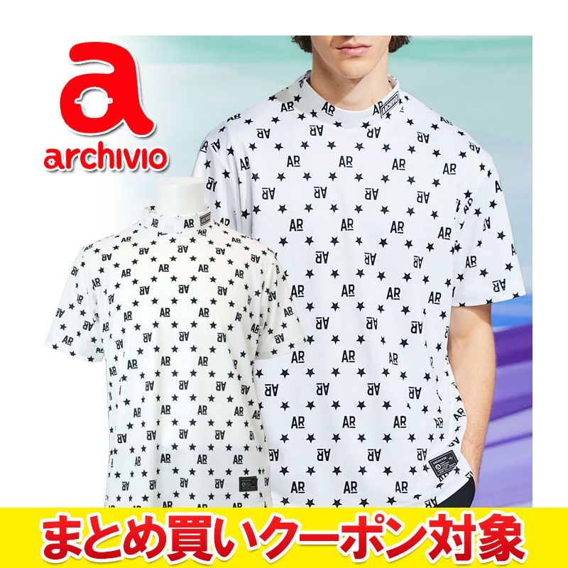 樂天商城 - 【お買い物マラソン限定店内ポイント最大20倍(2026/4/24 20:00〜)】 【まとめ買いクーポン対象(組み合わせ自由)】 クリアランス 【返品不可】 アルチビオ 春夏 ゴルフ UV総柄プリントプルオーバー 半袖 メンズ A469308